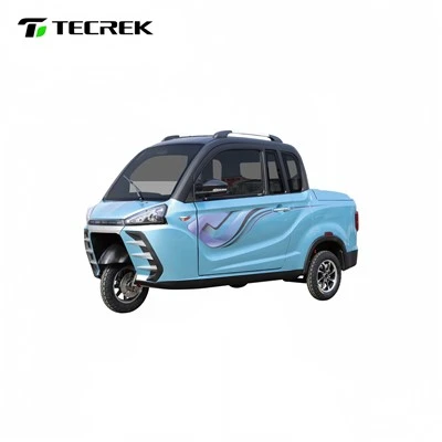Enclosed passenger and cargo electric tricycle